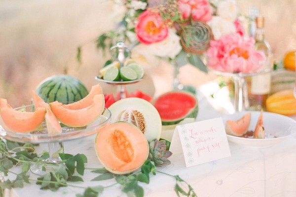 Fruta en la decoración