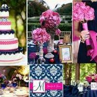 Combinaciones de colores en azul y rosa - 1