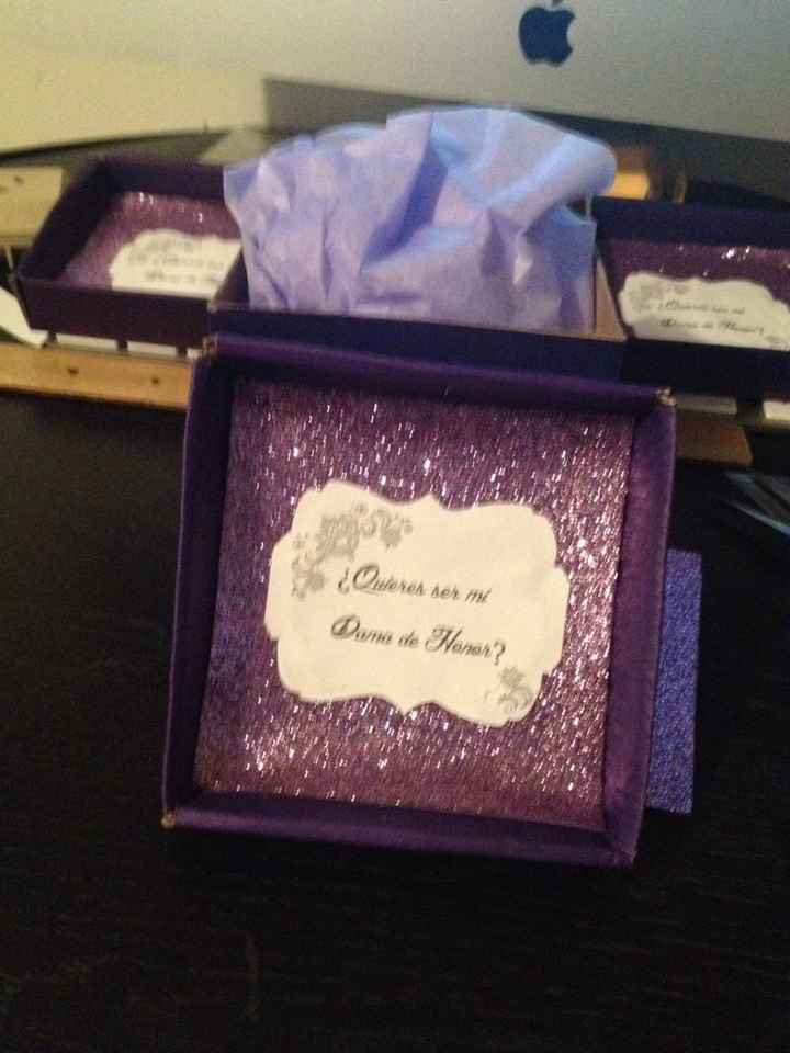 Preparando la gran pregunta para las bridesmaids - 1