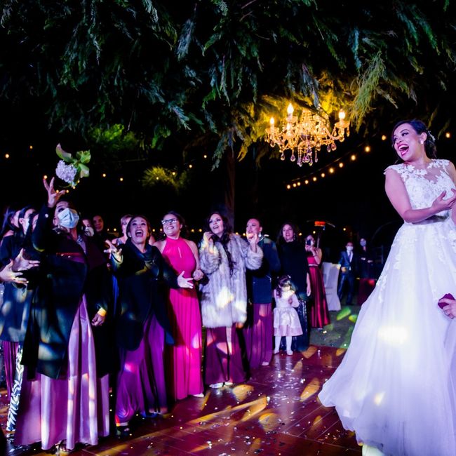 ¿Te gusta la idea de lanzar el ramo? 9