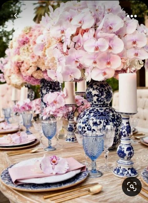 Decoración mesas en rosa!! 4