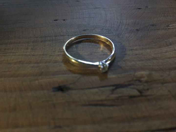 Si hubieras podido elegir el anillo de compromiso.. - 1