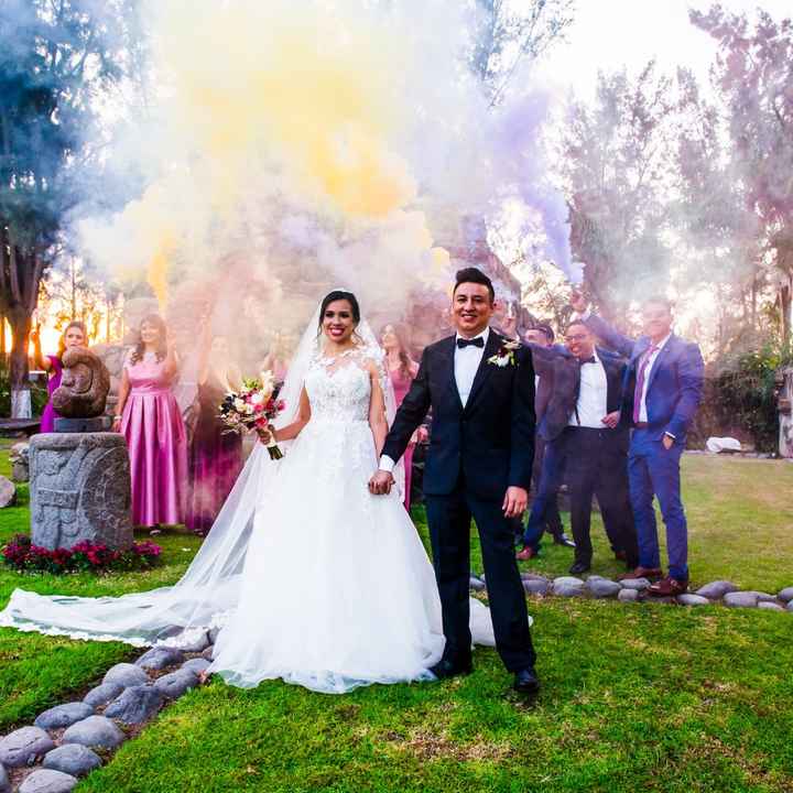 Bengalas de humo de colores - 1