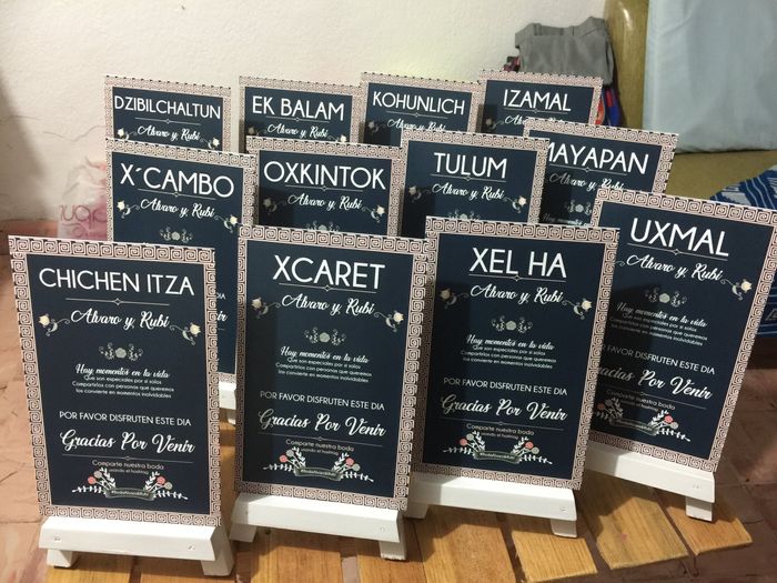  Numeradores de mesa - 2