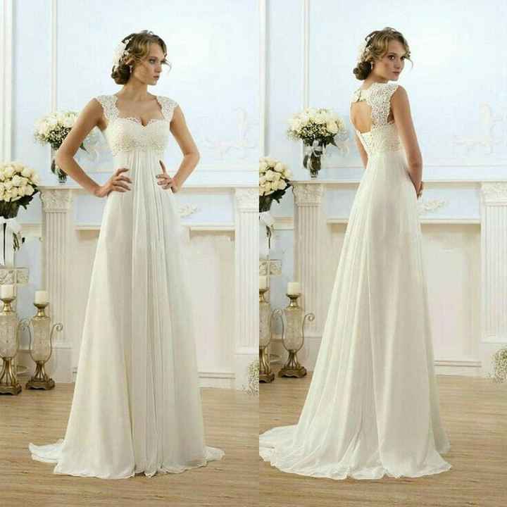  Vestido de boda civil. - 7