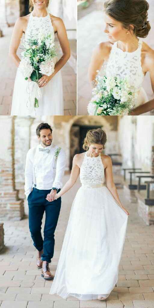  Vestido de boda civil. - 10