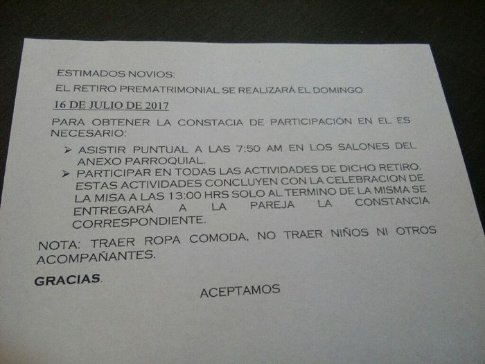 Inscripción platicas prematrimoniales - 1