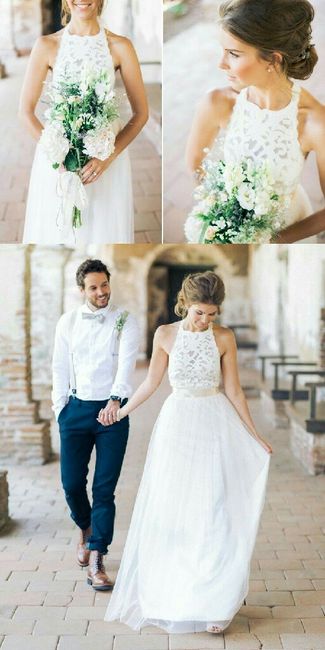  Vestido de boda civil. - 10