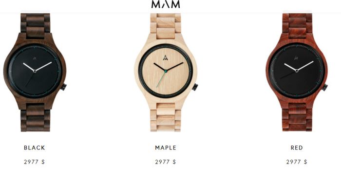 Relojes de madera