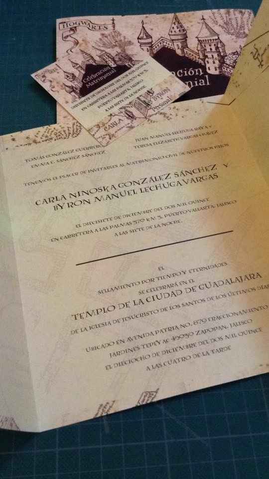Invitaciones Harry Potter