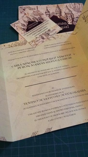 Invitaciones Harry Potter