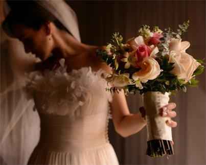 Ramo blanco con color