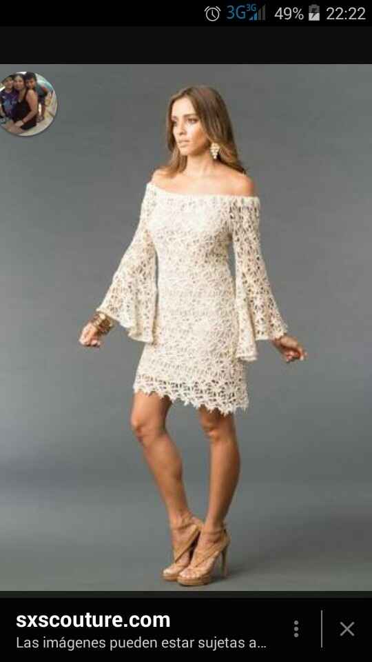 Mi vestido para la boda civil - 1