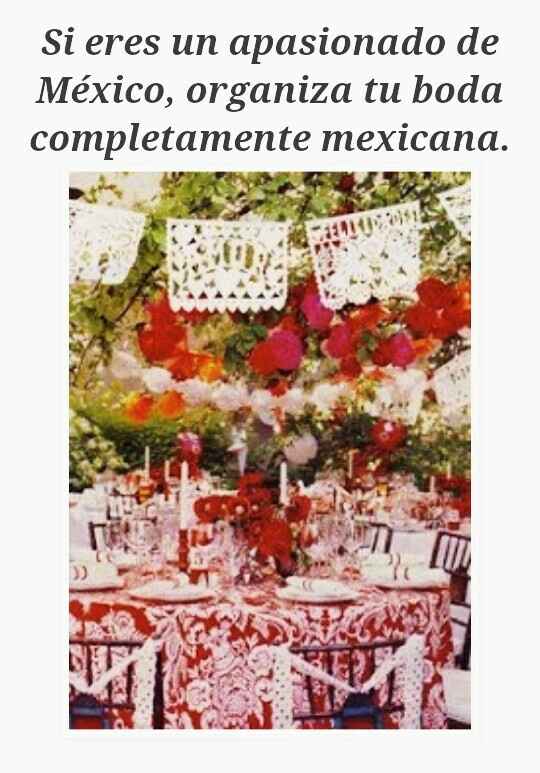 Boda con temática mexicana - 1