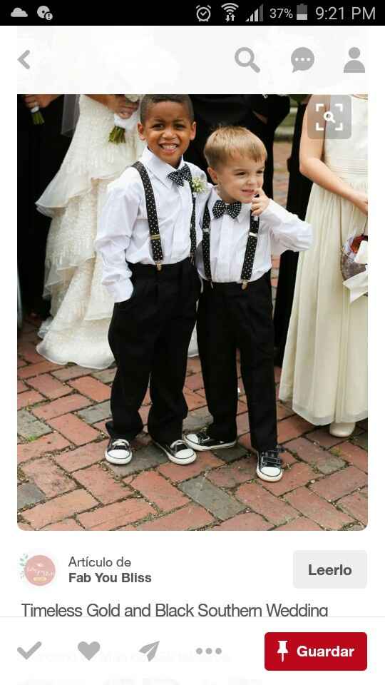 Los peques de nuestra boda: pajes y cortejo infantil - 1