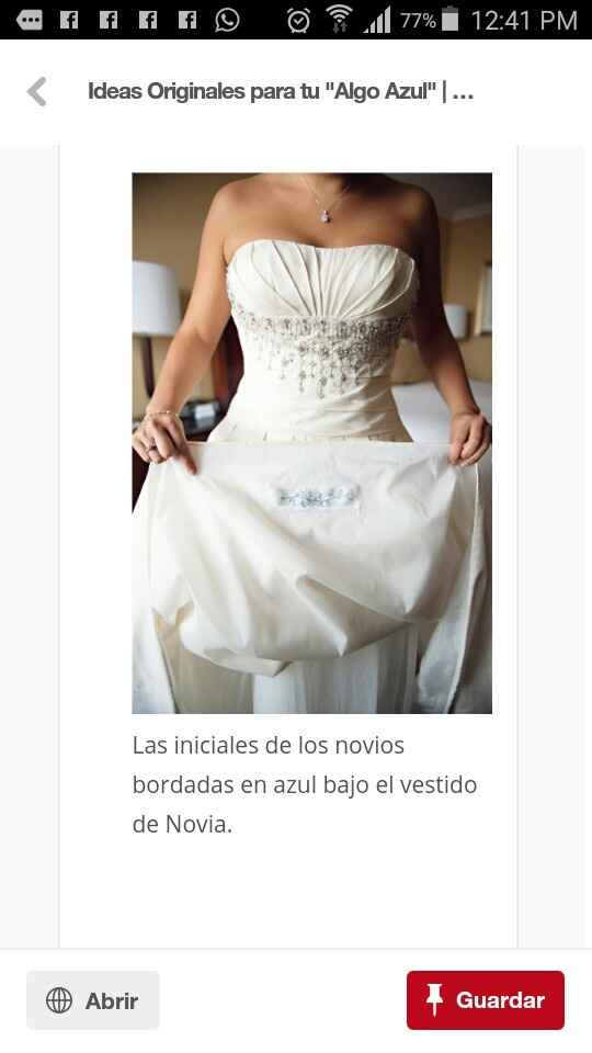 Nuevo, viejo, prestado y azul - 2