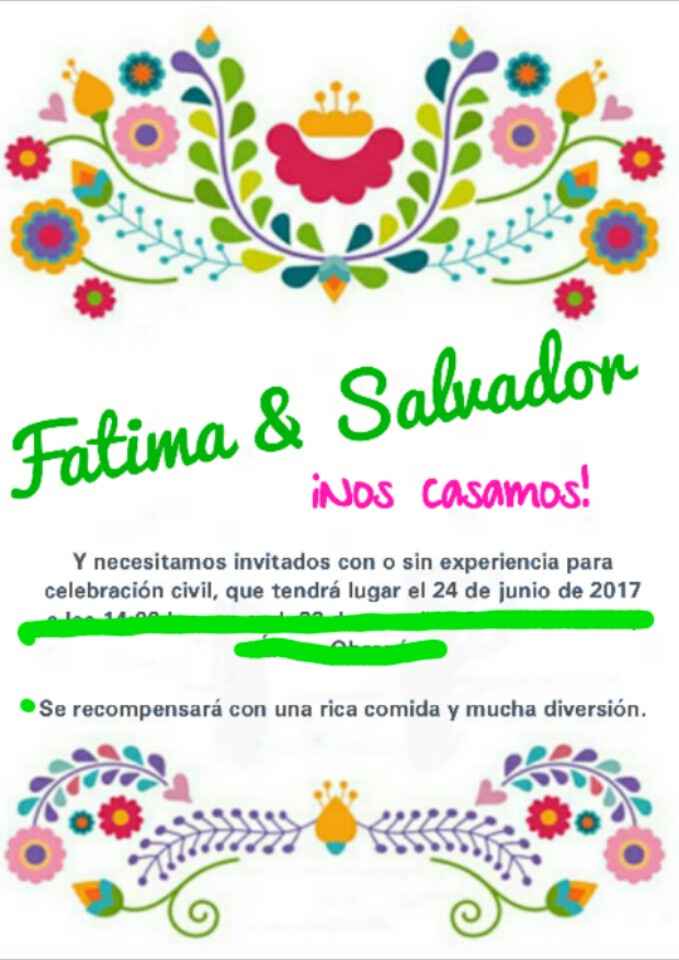 Invitaciones mexicanotas - 1
