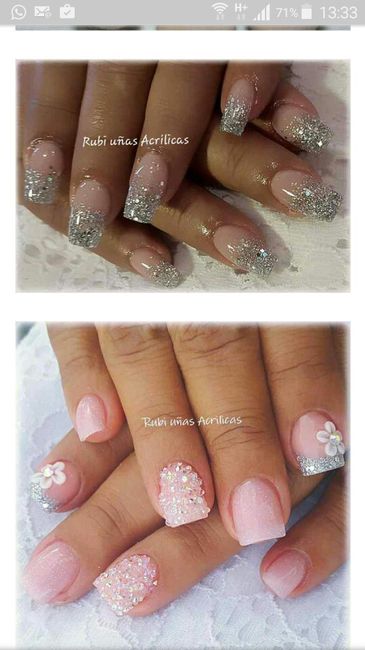 Alguien ya pensó como llevará sus uñas el gran día b? - 1