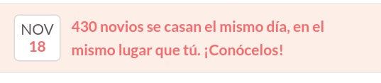 Cuantos novios se casan el mismo día y en el mismo lugar que tu? - 1