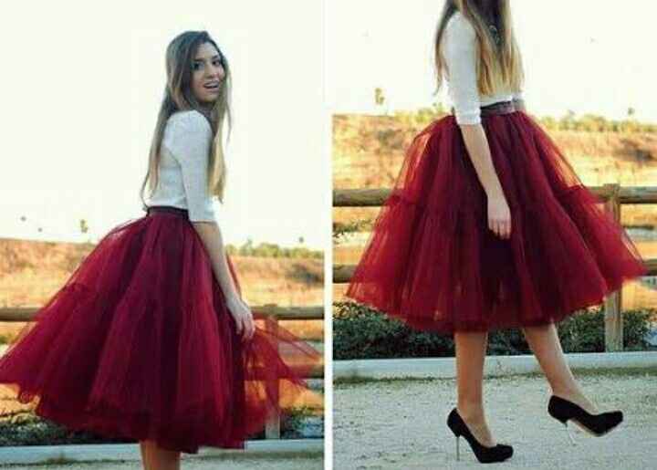 Outfits con faldas de tul - 10