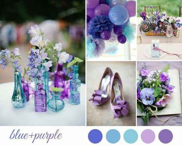 blue & purple
