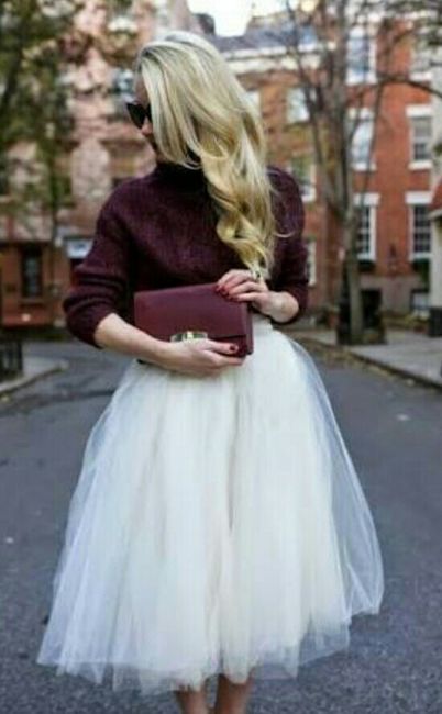 Outfits con faldas de tul - 22