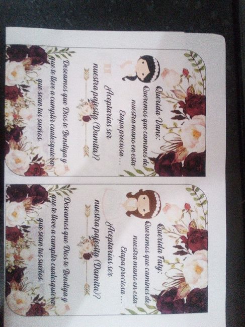 Ya tengo mis tarjetas para Damas y Bestman!! - 4