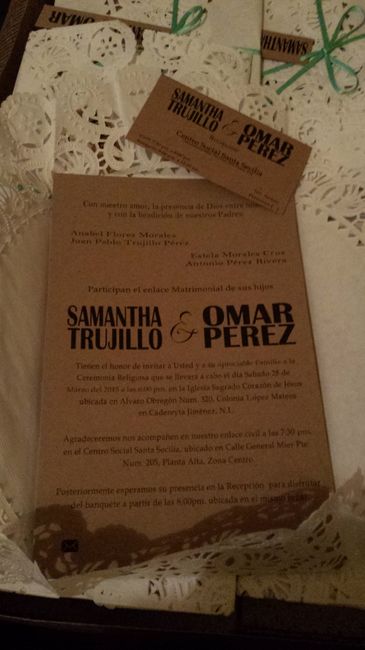 Ahora si las invitaciones!  - 2