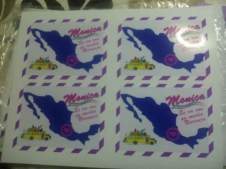 Mis invitaciones para la despedida de soltera  - 2