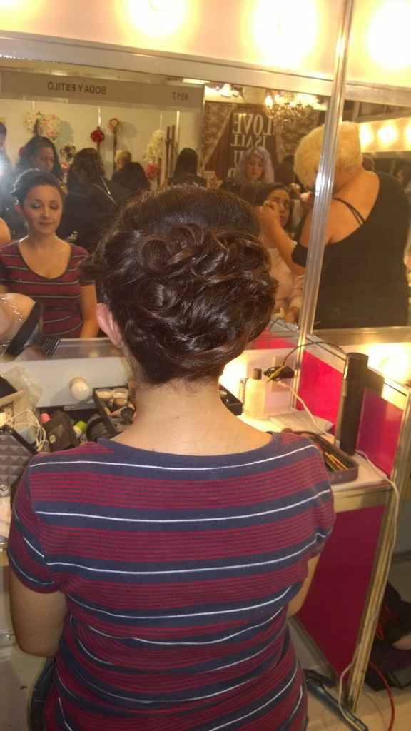 Primera prueba de maquillaje y peinado - 1