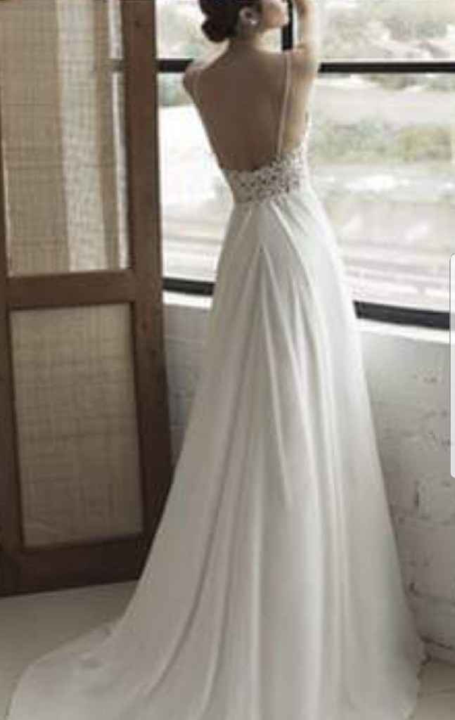 Espaldas de novia con encanto - 1
