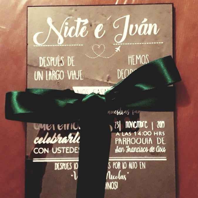 a presumir Invitaciones ♡ - 1