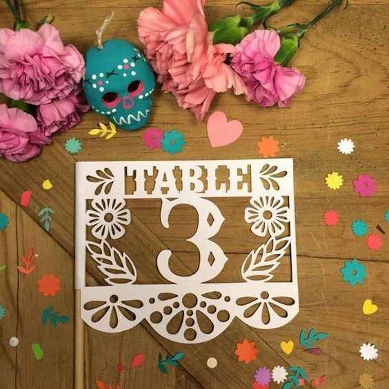 el tipico papel picado
