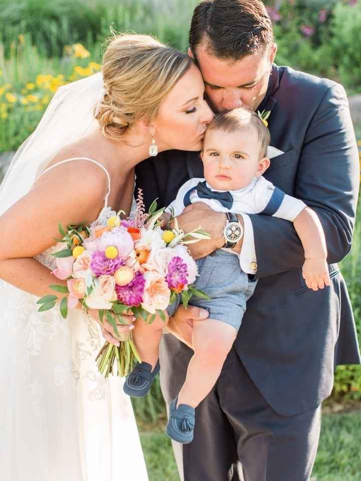 Hijos en foto de boda - 2