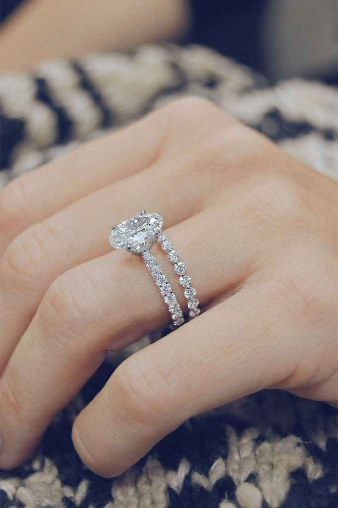 Anillo de compromiso y argolla, 2 en 1?? - 2