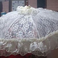 Sombrilla de encaje