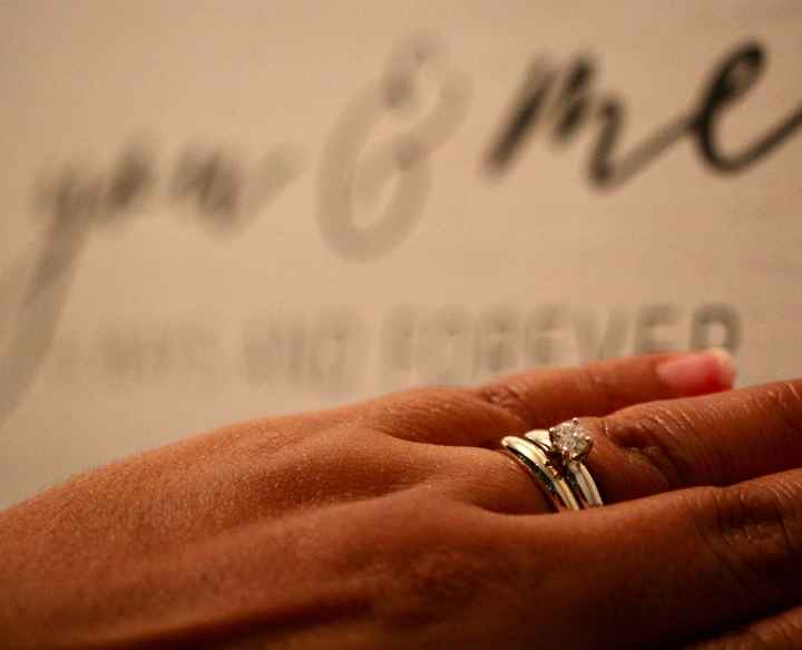 "S" de "Sí, acepto": ENSEÑA tu anillo de compromiso! - 1