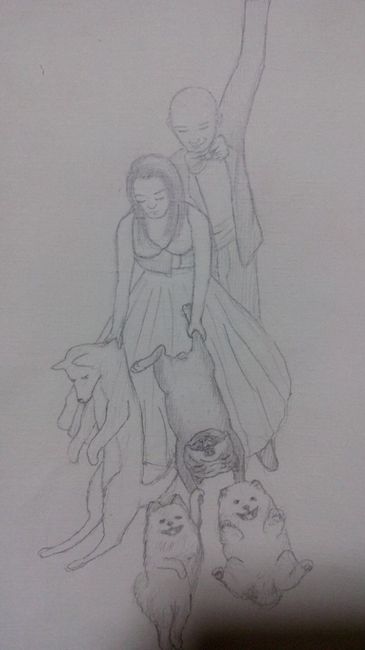 Mis topper cake y dibujo para huellas - 4