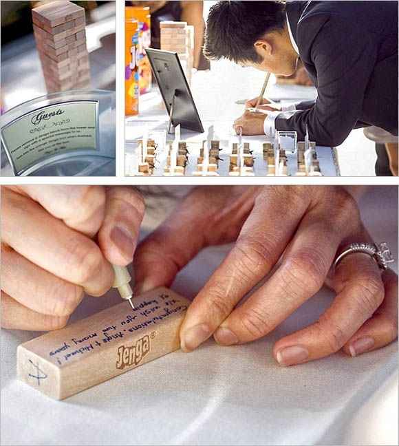 Jenga nupcial idea original!  - 1