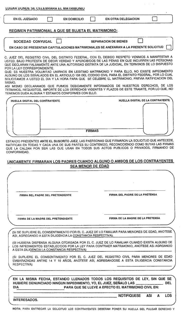 solicitud