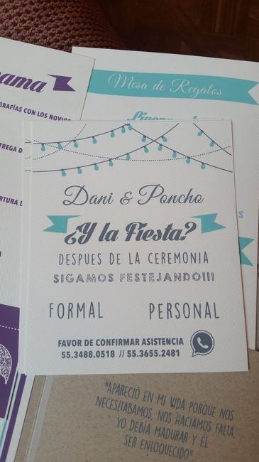 Por fin! nuestras invitaciones! - 3
