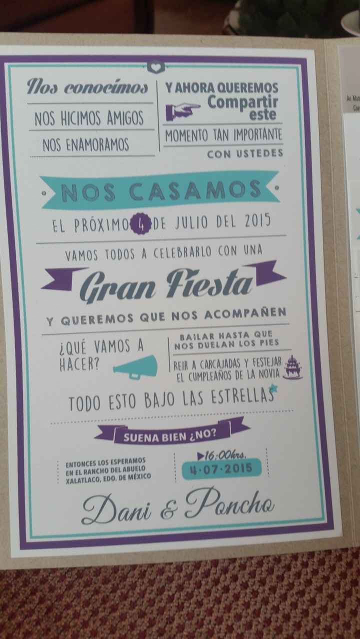 Por fin! nuestras invitaciones! - 5