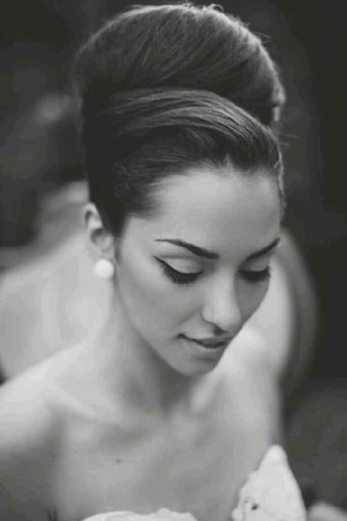 10 peinados para novias con el pelo lacio - 1