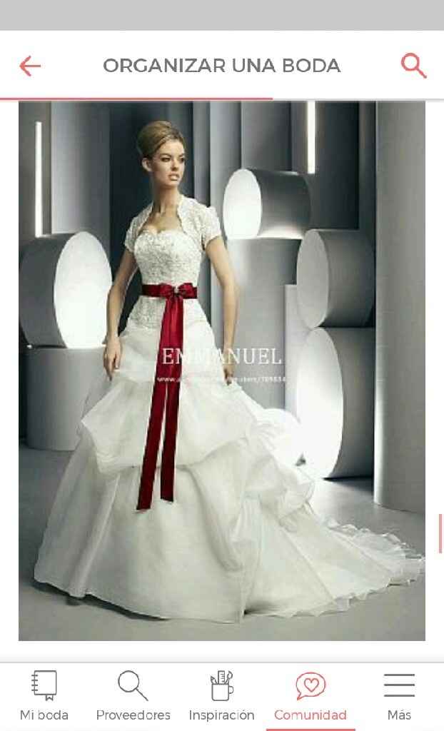 Boda en rojo "el vestido de novia" - 1