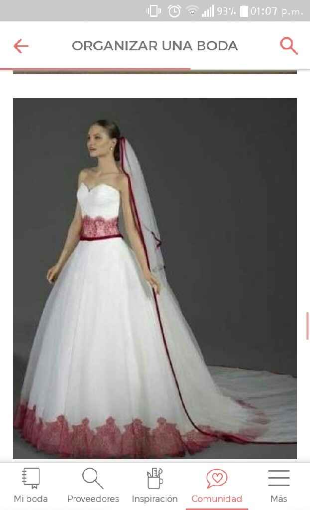 Boda en rojo "el vestido de novia" - 2