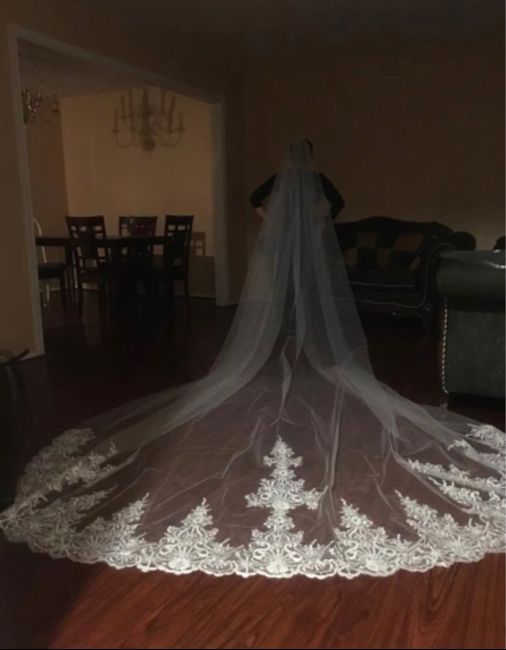 Como hacer un velo catedral👰🏻 2