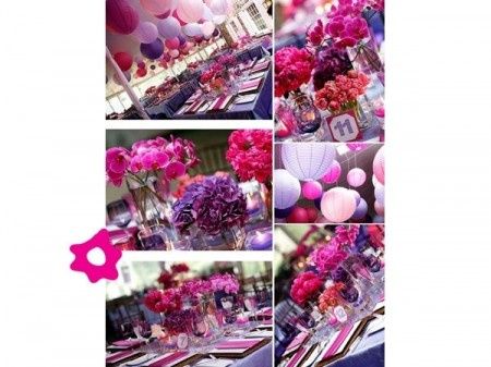 Rosa con morado