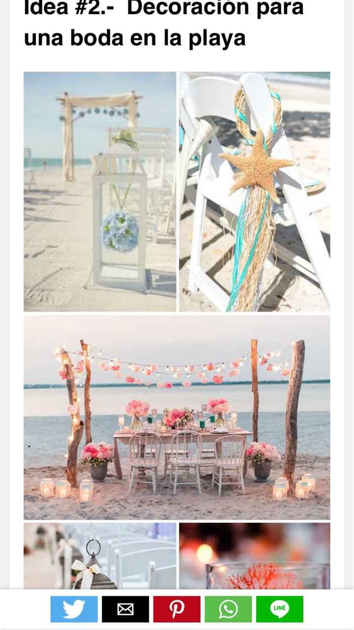 Ideas boda de playa parte 1 - 2