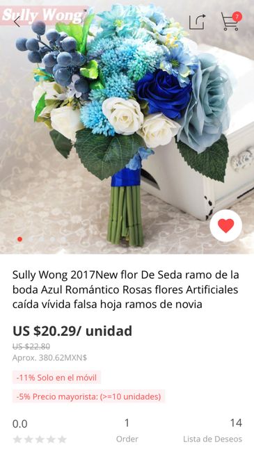 Ramo 💐 azul - 1