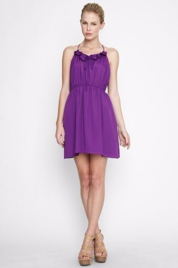 vestido morado
